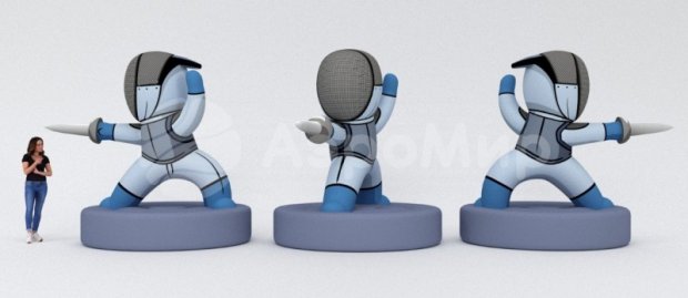 Надувная фигура Фехтовальщик Надувная фигура Фехтовальщик