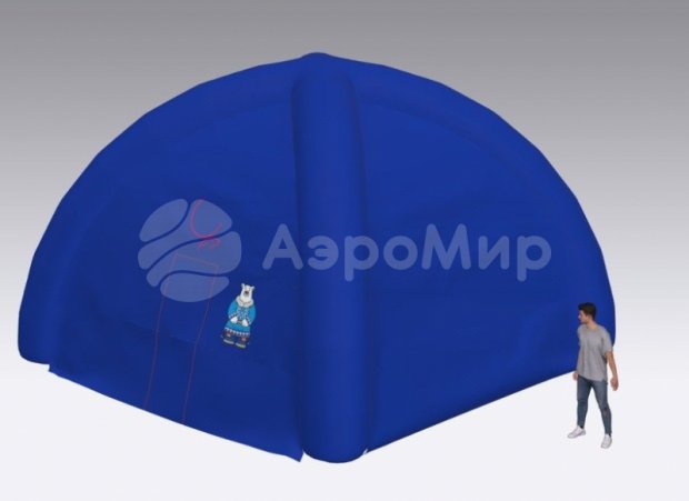 Надувная палатка Лайт — с нанесением печати Надувная палатка Лайт — с нанесением печати