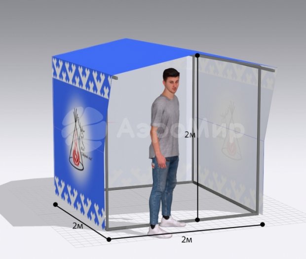 Каркасная палатка 2,0 х 2,0 Каркасная палатка 2,0 х 2,0