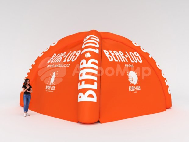 Надувная палатка Лайт — с нанесением печати Надувная палатка Лайт — с нанесением печати