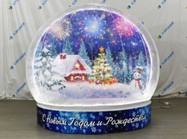 Баннер полноцвет для Чудо-шара Ø3 м Баннер полноцвет для Чудо-шара Ø3 м