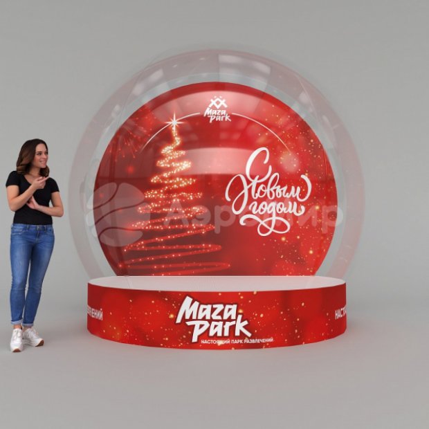 Баннер полноцвет для Чудо-шара Ø3 м Баннер полноцвет для Чудо-шара Ø3 м