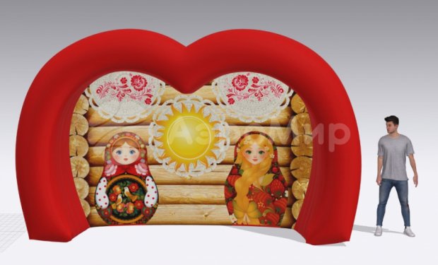 Фотозона праздничная с баннером Фотозона праздничная с баннером