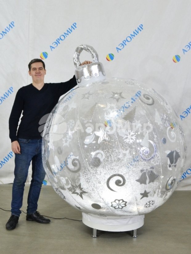 Ёлочная игрушка с эффектом снега Ёлочная игрушка с эффектом снега