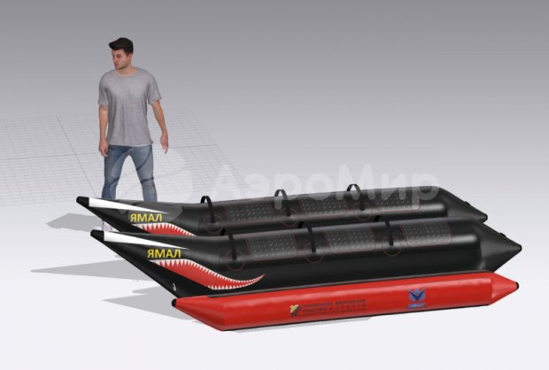 Банан надувной зимний двойной Банан надувной зимний двойной