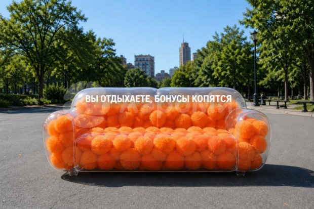 Прозрачный диван Прозрачный диван