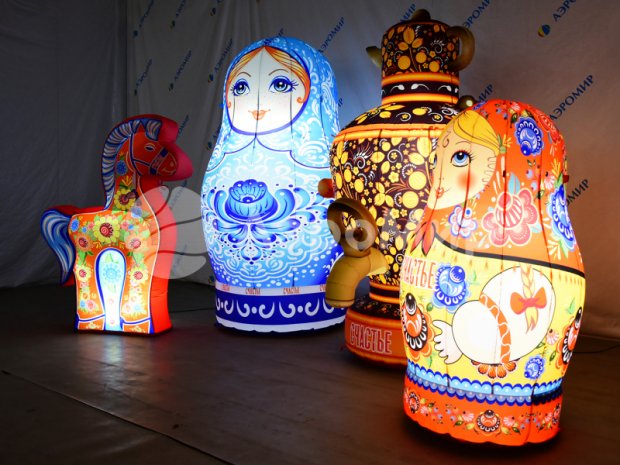 Подсветка надувных фигур до 3 м. Подсветка надувных фигур до 3 м.