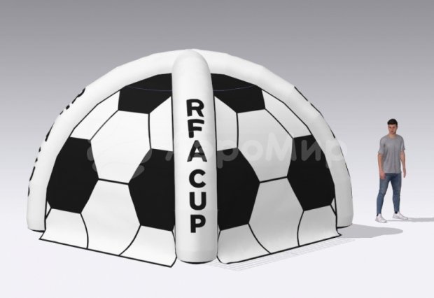 Надувная палатка Лайт — с нанесением печати Надувная палатка Лайт — с нанесением печати