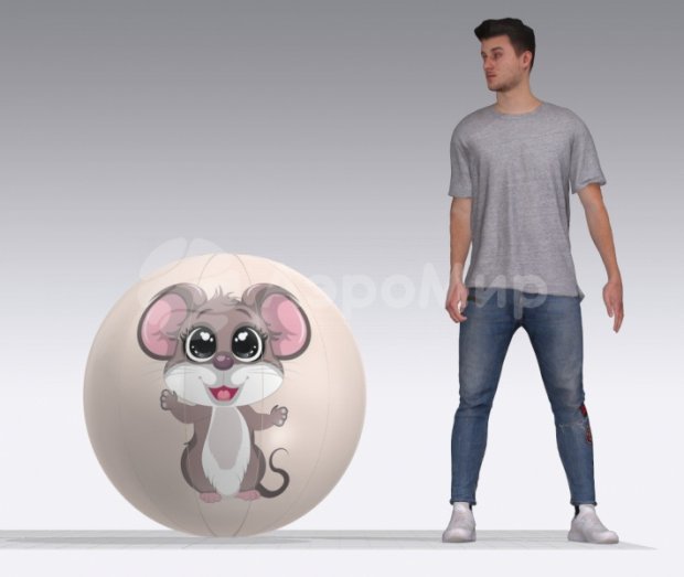 Большой надувной мяч Большой надувной мяч