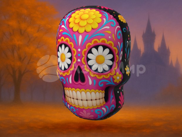 Череп-подушка Череп-подушка