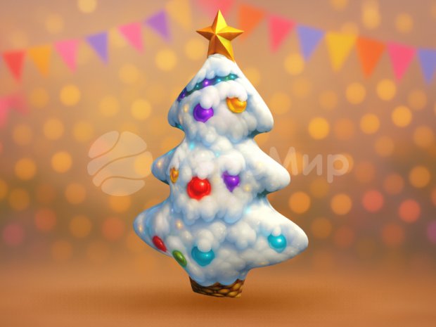 Ёлка-подушка Ёлка-подушка