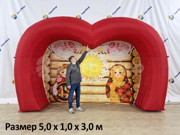 Фотозона праздничная с баннером Фотозона праздничная с баннером