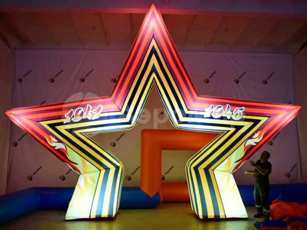 Надувная арка Звезда Надувная арка Звезда