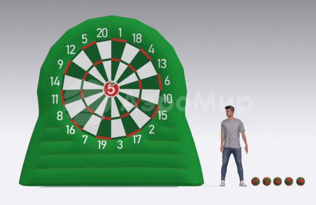 Футбольный дартс на липе Футбольный дартс на липе