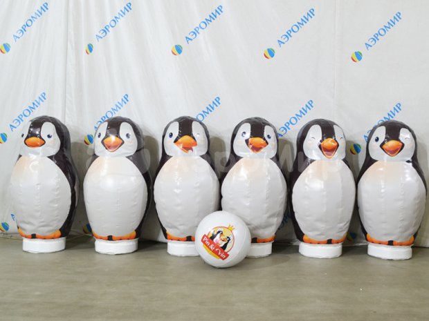 Большие кегли с мячом Большие кегли с мячом