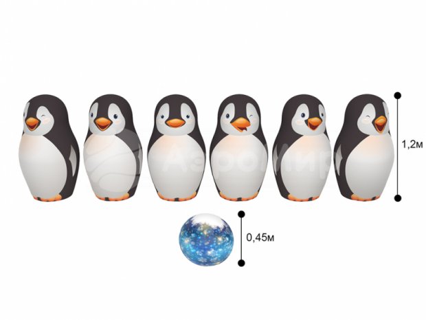 Большие кегли с мячом Большие кегли с мячом