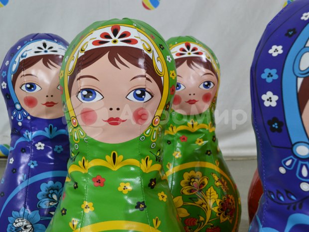 Мягкие кегли с мячом Мягкие кегли с мячом