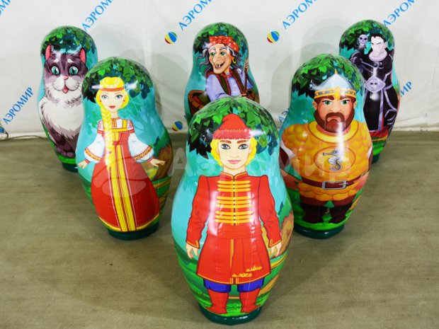 Большие кегли с мячом Большие кегли с мячом