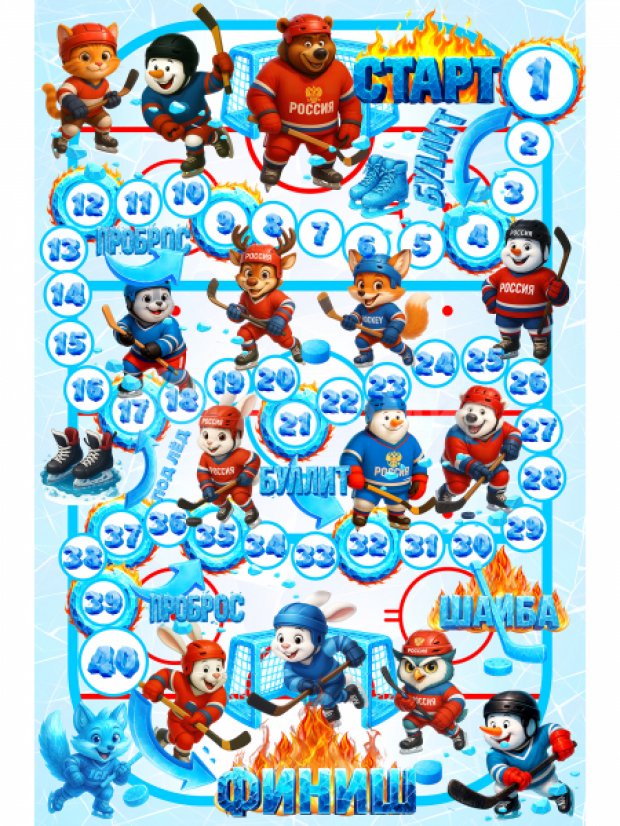 Игра бродилка 3 х 4,5 м Игра бродилка 3 х 4,5 м