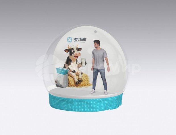 Баннер полноцвет для Чудо-шара Ø3 м Баннер полноцвет для Чудо-шара Ø3 м