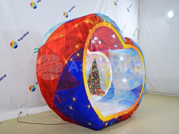 Надувная фотозона Сердце Надувная фотозона Сердце