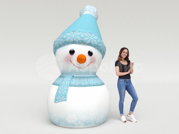 Снеговик в шапке Снеговик в шапке