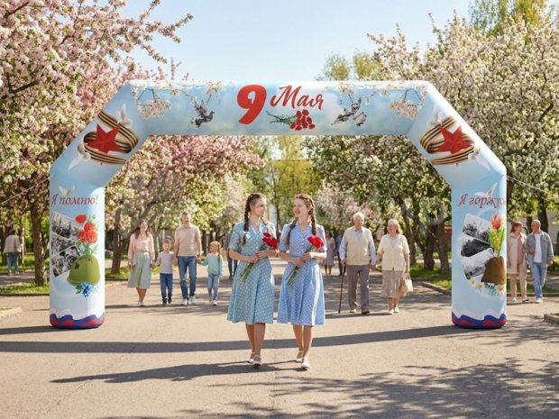 Надувная арка «Праздничная-1» Надувная арка «Праздничная-1»