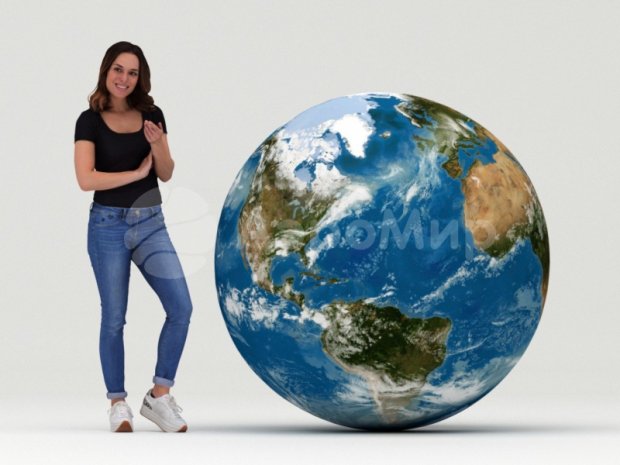 Мяч глобус-планета Мяч глобус-планета