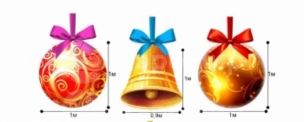 Уличные новогодние игрушки Уличные новогодние игрушки