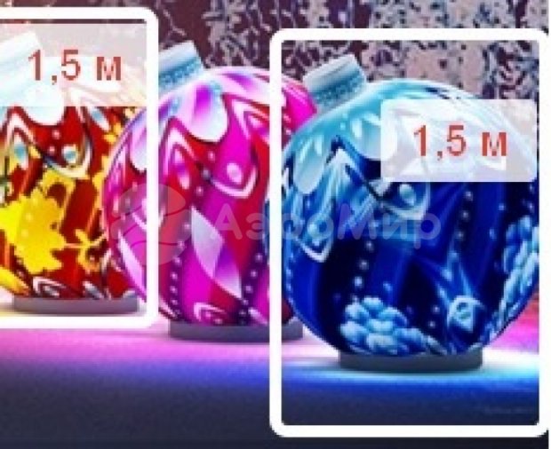 Ёлочный новогодний шар с подсветкой Ёлочный новогодний шар с подсветкой