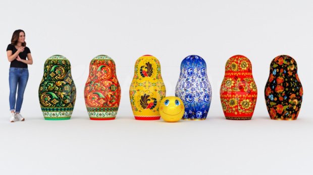 Большие кегли с мячом Большие кегли с мячом