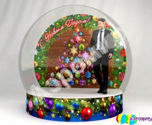 Баннер полноцвет для Чудо-шара Ø3 м Баннер полноцвет для Чудо-шара Ø3 м