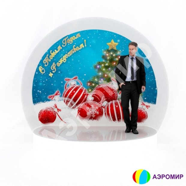 Баннер полноцвет для Чудо-шара Ø3 м Баннер полноцвет для Чудо-шара Ø3 м