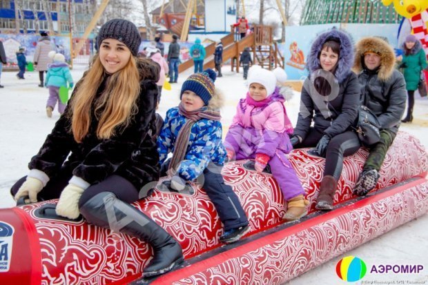 Банан надувной зимний Банан надувной зимний