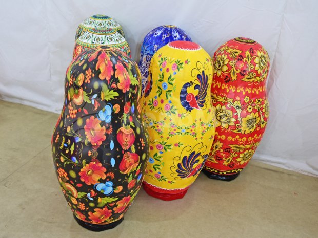 Большие кегли с мячом Большие кегли с мячом