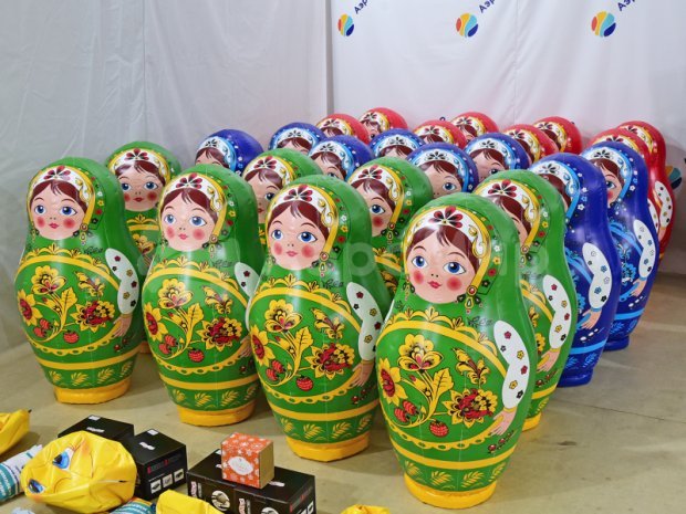 Большие кегли с мячом Большие кегли с мячом