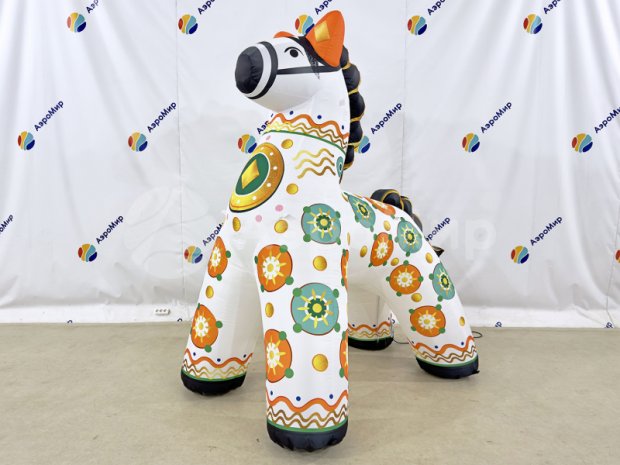 Конь, дымковская игрушка Конь, дымковская игрушка