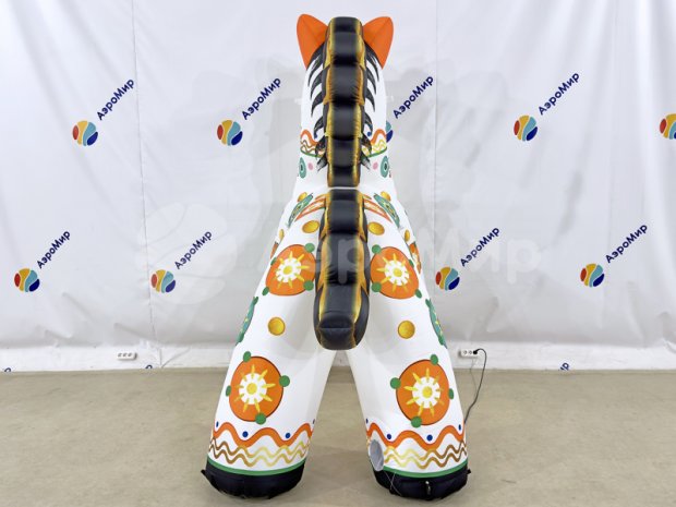 Конь, дымковская игрушка Конь, дымковская игрушка