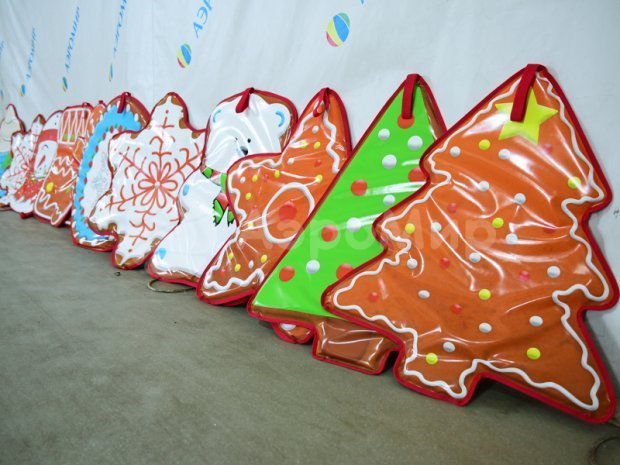 Уличные новогодние игрушки Уличные новогодние игрушки