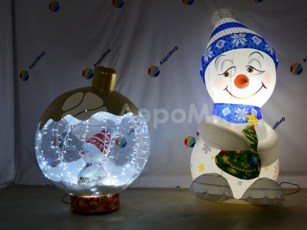 Снеговик с ёлкой Снеговик с ёлкой