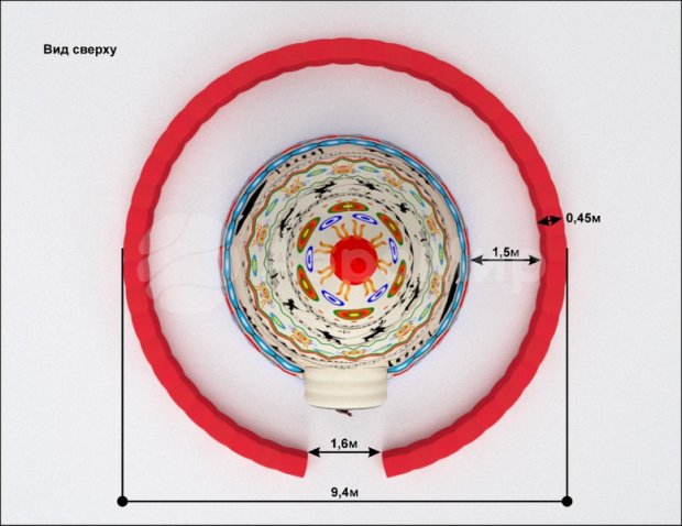 Надувное ограждение Надувное ограждение