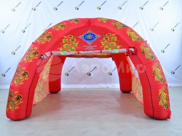 Надувная палатка Лайт — с нанесением печати Надувная палатка Лайт — с нанесением печати