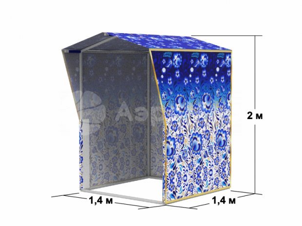 Каркасная палатка 1,4 х 1,4 Каркасная палатка 1,4 х 1,4