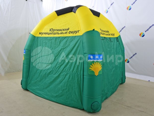 Надувная палатка Лайт — с нанесением печати Надувная палатка Лайт — с нанесением печати