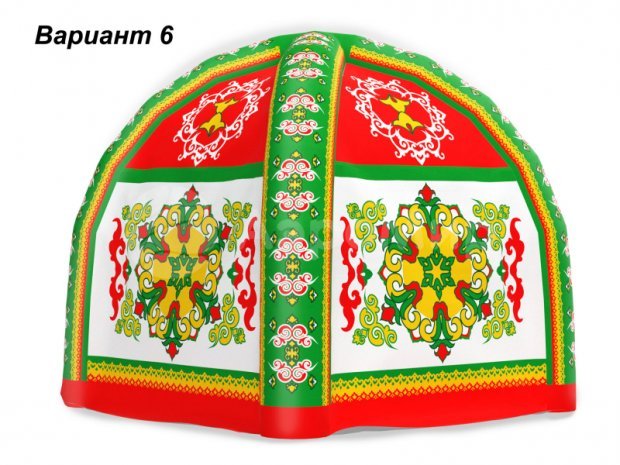 Надувная палатка Лайт — с нанесением печати Надувная палатка Лайт — с нанесением печати