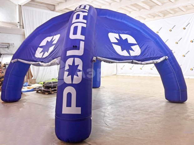 Надувная палатка Лайт — с нанесением печати Надувная палатка Лайт — с нанесением печати