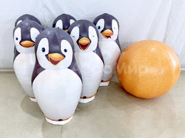 Большие кегли с мячом Большие кегли с мячом