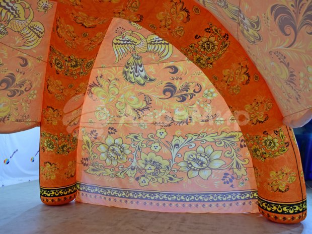 Надувная палатка Лайт — с нанесением печати Надувная палатка Лайт — с нанесением печати