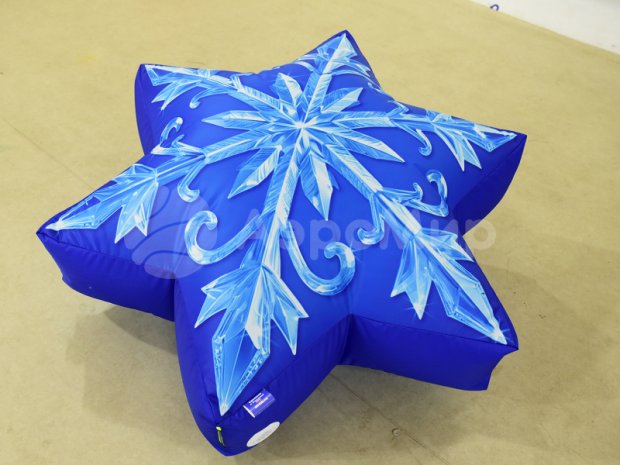 Снежинка-подушка Снежинка-подушка