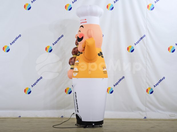 Надувной Повар с машущей рукой Надувной Повар с машущей рукой